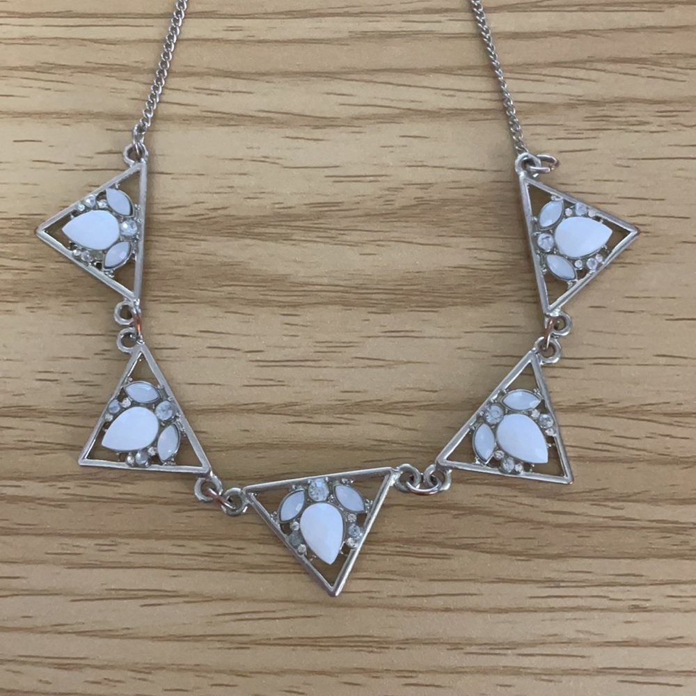 Statement necklace silver - Picture 2 of 3